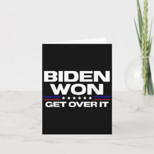 Biden heeft gewonnen van de patriottische pro Joe  Kaart