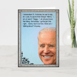  Biden Holiday-kaart Feestdagen Kaart