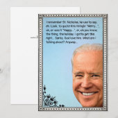  Biden Holiday-kaart Feestdagenkaart (Voorkant / Achterkant)