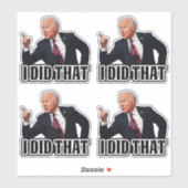 Biden I deed dat grappige anti-joe Biden Sticker (Vel)