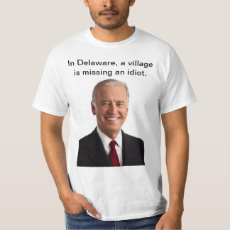 Biden - idioot in dorp t-shirt