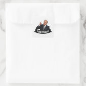 Biden: Ik heb dat gedaan! Vierkante Sticker (Tas)