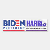 Biden in 2020 / Harris in ? Bumpersticker (Voorkant)