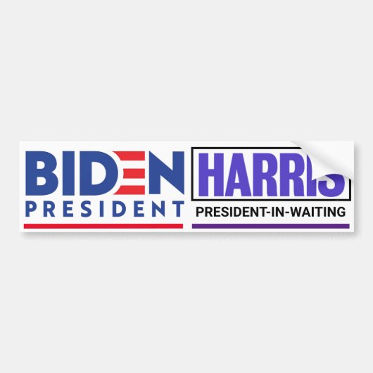 Biden in 2020 / Harris in ? Bumpersticker (Voorkant)