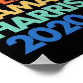 Biden Inauguratie 2021 Kamala Harris 2020 Rainbow Poster (Hoek)