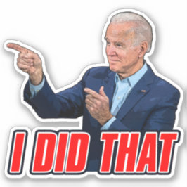 Biden inflatie anti Biden Pro troef 2024 Sticker