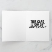 BIDEN INFLATION FUNNY JOKE BIRTHDAY WENSKAART KAART (Binnen)