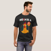 Biden Is A Rooster Lollipop Funny Biden Joke Appar T-shirt (Voorkant volledig)
