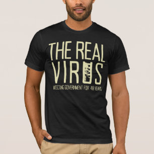 Biden is het echte virus tegen het virus t-shirt