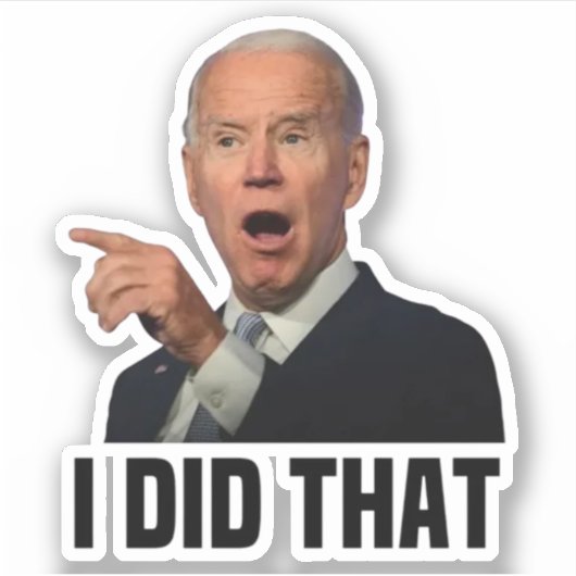BIDEN JOE Sticker (Voorkant)