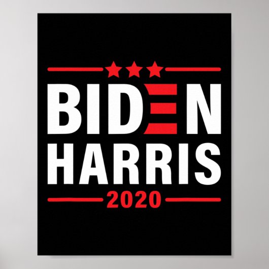 Biden Kamala Harris 2020 Verkiezing Democraat Libe Poster (Voorkant)