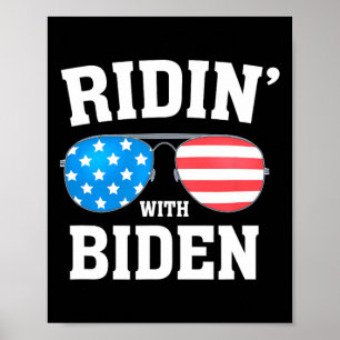Biden Kamala Harris 2024 - Ridin' With - Liberaal Poster