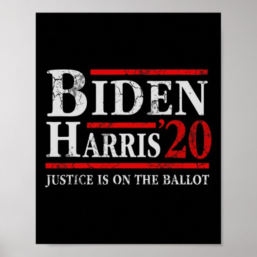 Biden Kamala Harris gaat stemmen in 2020 Poster (Voorkant)