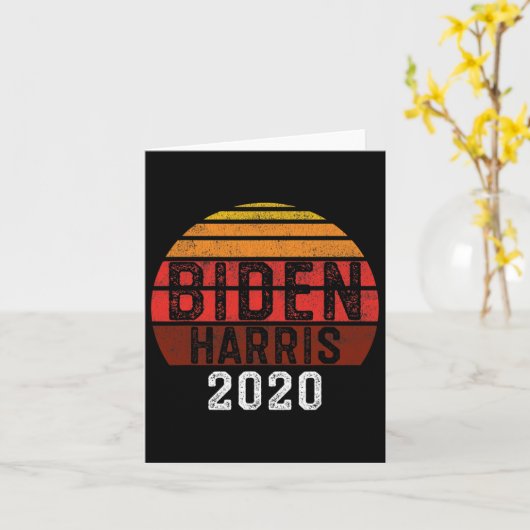 Biden Kamala Harris in 2020 Kaart (Gele Bloem)