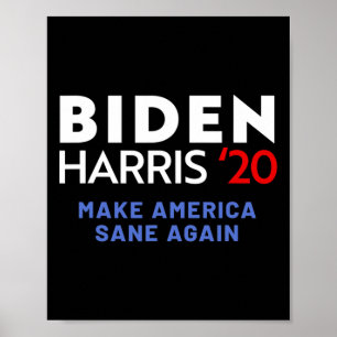 Biden Kamala Harris Liberal Democraat 2020 Verkiez Poster