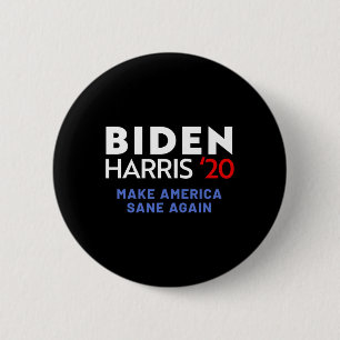 Biden Kamala Harris Liberal Democraat 2020 Verkiez Ronde Button 5,7 Cm