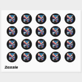 Biden Kamala Harris Ronde Sticker (Vel)