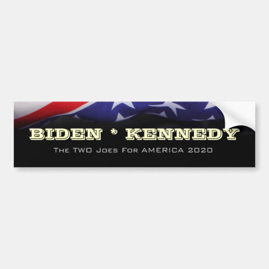 BIDEN KENNEDY 2020 Campaign Bumpersticker (Voorkant)