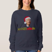Biden Kerstmis Funny Sweatshirt Home Alone (Voorkant)