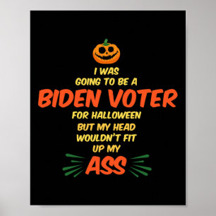Biden-kiezer Anti-democraat en liberaal Trump-kiez Poster