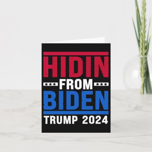 Biden Kinder Mannen Funny Anti Joe Biden Trump 202 Kaart (Voorkant)