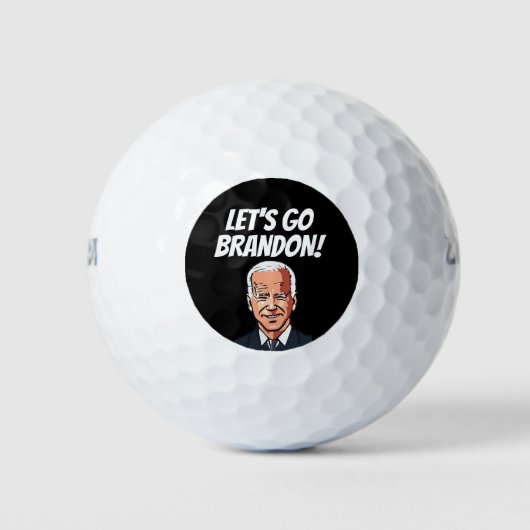 BIDEN LATEN BRANDON GAAN! GOLF BALLS GOLFBALLEN (Voorkant)