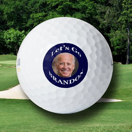 Biden Let's Go Brandon Golf Balls Golfballen