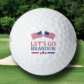 Biden Let's Go Brandon USA Stars Flag Golfballen
