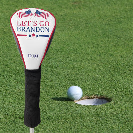 Biden Let's Go Brandon USA Vlag Monogram Golfheadcover