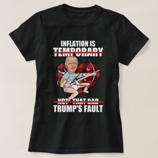 Biden Lied Trump Fault Anti Joe Biden Cupid T-shirt (Design voorkant)