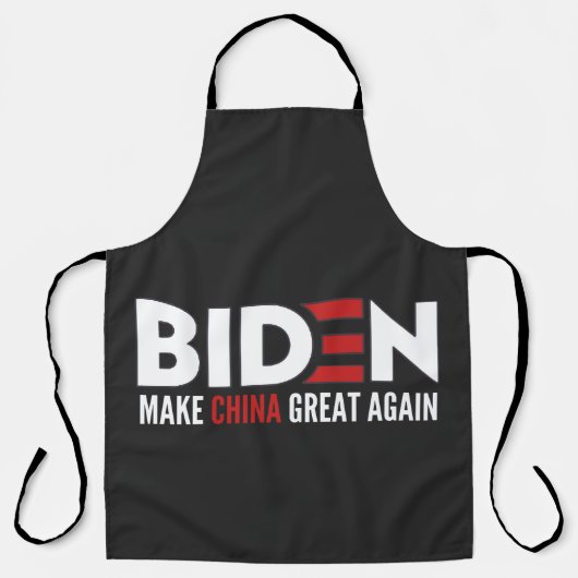 biden maak China weer geweldig Schort (Voorkant)