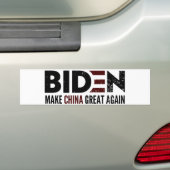 Biden maakt China weer geweldig Bumpersticker (Op auto)