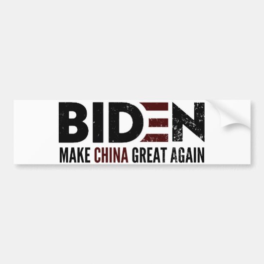 Biden maakt China weer geweldig Bumpersticker (Voorkant)