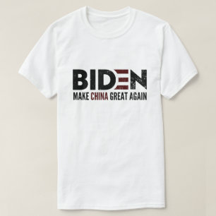 Biden maakt China weer geweldig Bumpersticker T-shirt