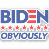 Biden, natuurlijk sticker (Voorkant)