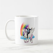 Biden op een Unicorn Koffiemok (Links)