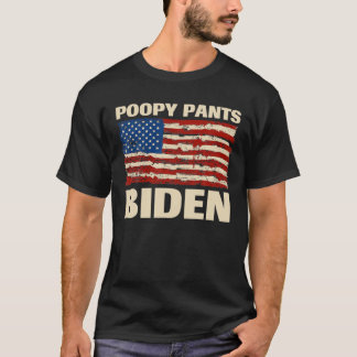 Biden Poop Costume T-shirt, Poopy Pants Biden, Fun T-shirt