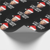 BIDEN POOPED IN BROEK KERST wrapping papier (Hoek)