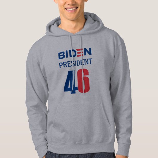 Biden president 46 hoodie (Voorkant)