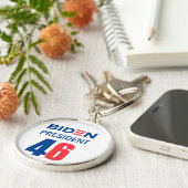 Biden president 46 sleutelhanger (Zijkant)