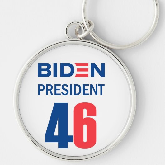 Biden president 46 sleutelhanger (Voorkant)
