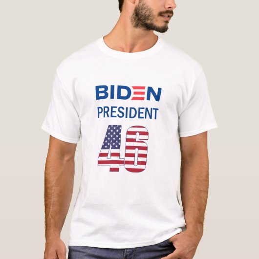 Biden President 46 T-shirt (Voorkant)