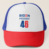Biden president 46 trucker pet (Voorkant)