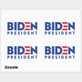 Biden President Rechthoekige Sticker (Vel)