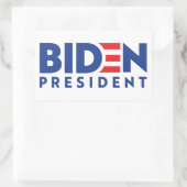 Biden President Rechthoekige Sticker (Tas)