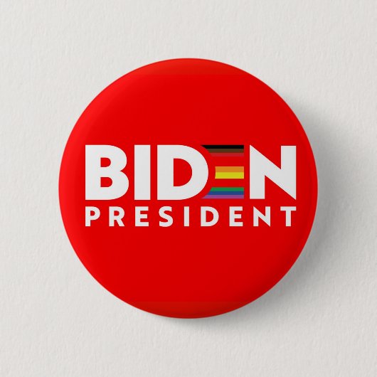 Biden President Ronde Button 5,7 Cm (Voorkant)