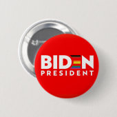 Biden President Ronde Button 5,7 Cm (Voorkant /achterkant)