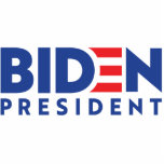 Biden President Staand Fotobeeldje<br><div class="desc">Joe Biden 2020 presidentiële campagne logo. Geweldige cadeautjes voor Biden-aanhangers,  cadeau voor democraten,  cadeaus voor Joe Biden-kiezer!</div>