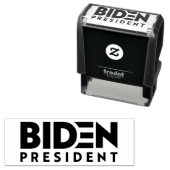 Biden President Zelfinktende Stempel (In situ)