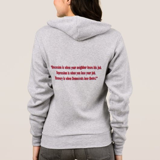Biden-recessie Hoodie (Achterkant)